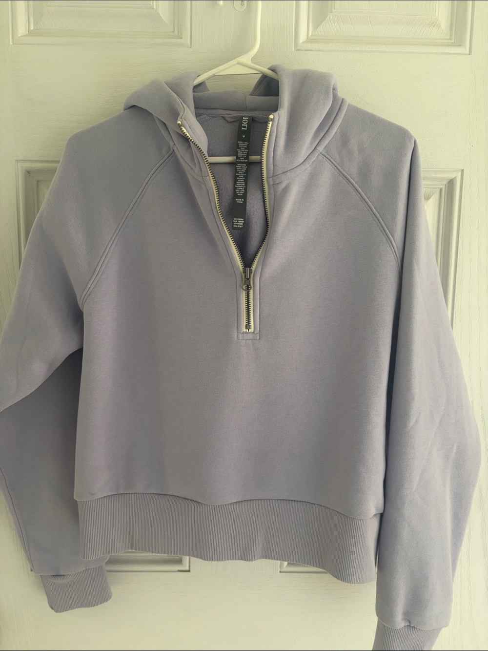 Vuori Lilac Restore Half-Zip Hoodie - Women's Sweatshirt Size M